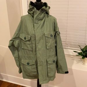 Canvas Hooded Utility Jacket
